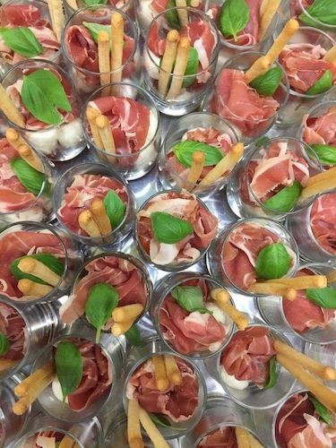 décoration pour une entrée italienne